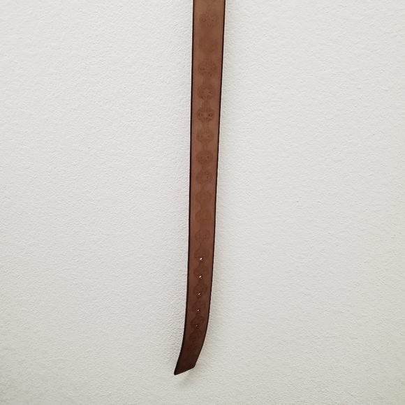 Frye Embellished Brown Leather Belt - Picture 11 of 11